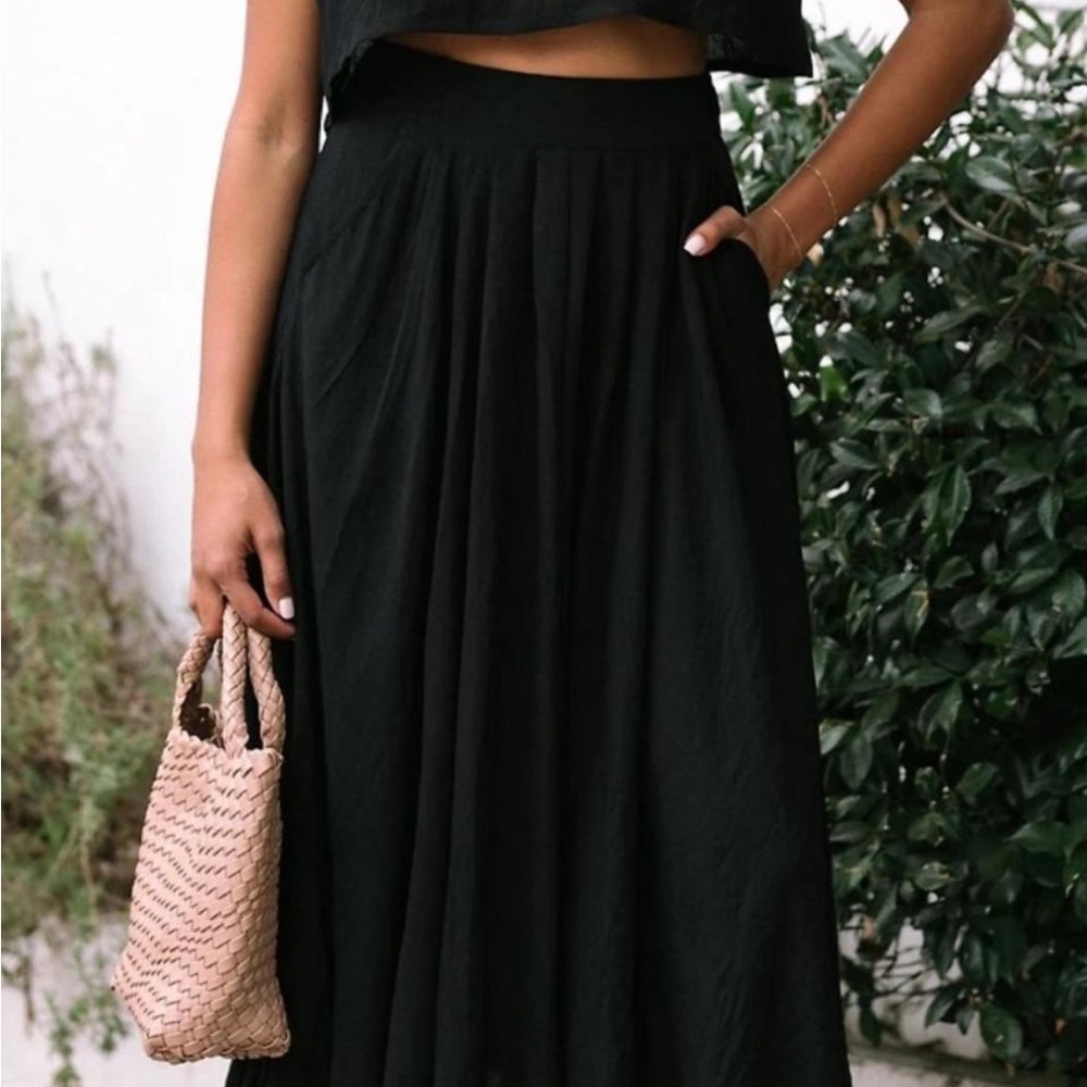 Black Midi Skirt